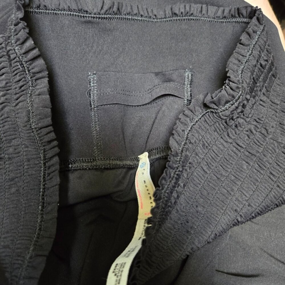Free People Movement FP Black Ruched Waist Leggings - Picture 6 of 8